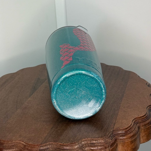 YETI Turquoise and Pink Mermaid Tumbler - Picture 3 of 6